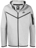 Nike logo-print zip-up hoodie