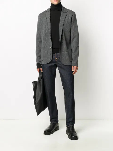 Zanone rib-trimmed roll neck jumper