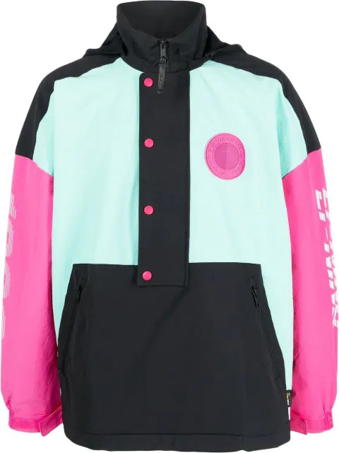 Li-Ning logo print hooded jacket