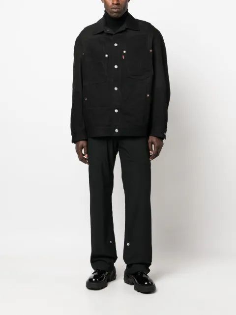 Junya Watanabe MAN buttoned cotton shirt jacket