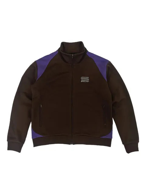 Sinclair logo-embroidered panel track jacket