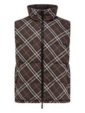 Burberry check-pattern padded gilet