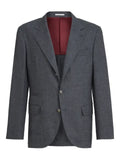 Brunello Cucinelli slubbed buttons blazer