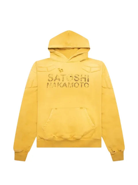 SATOSHI NAKAMOTO Moto logo hoodie