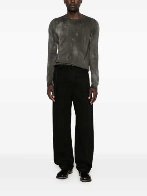 Avant Toi Sweatshirt with tie-dye print