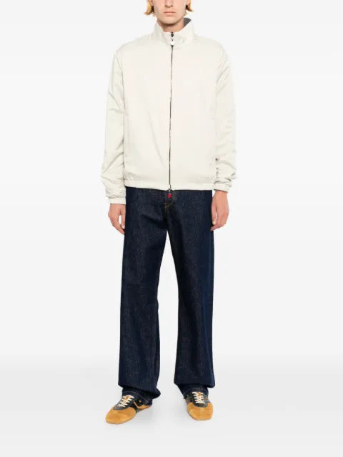 Kiton zip-up high-neck jacket