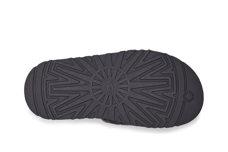 Grey Disco Fluffy Sandals — New Arrival | In Stock