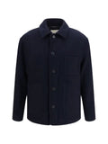 BROOKSFIELD button-up patch-pocket sweater