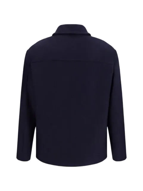 BROOKSFIELD button-up patch-pocket sweater