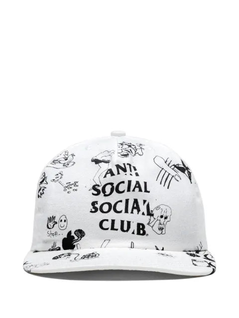 Anti Social Social Club baseball cap with Illustration