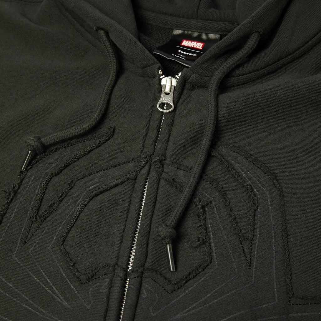 HUF Spiderman Web Full Zip Washed Hoodie