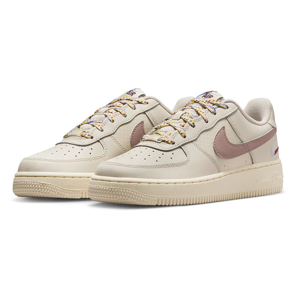 Big Kid's Nike Air Force 1 LV8 LT Orewood BRN/MALT (HQ1907 100)