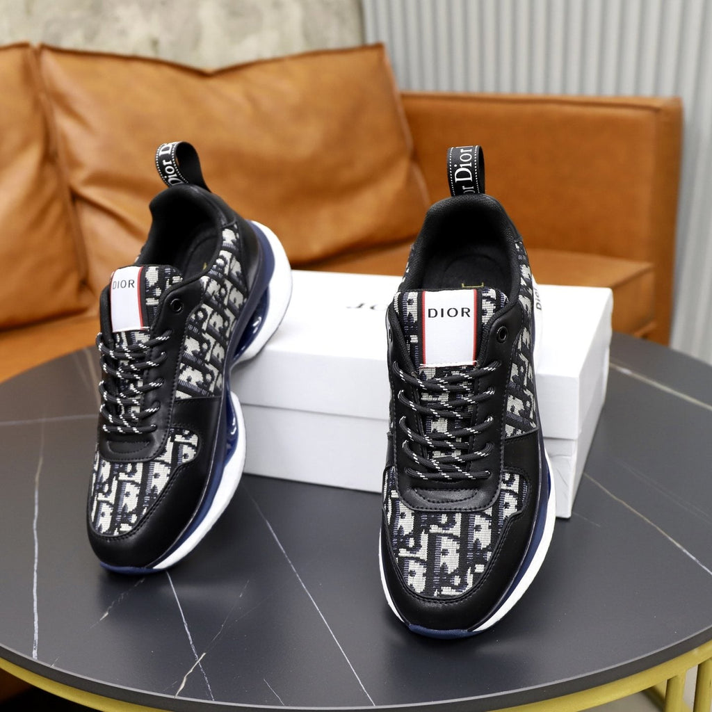 Dior Men's Patterned Lace-Up Sneakers