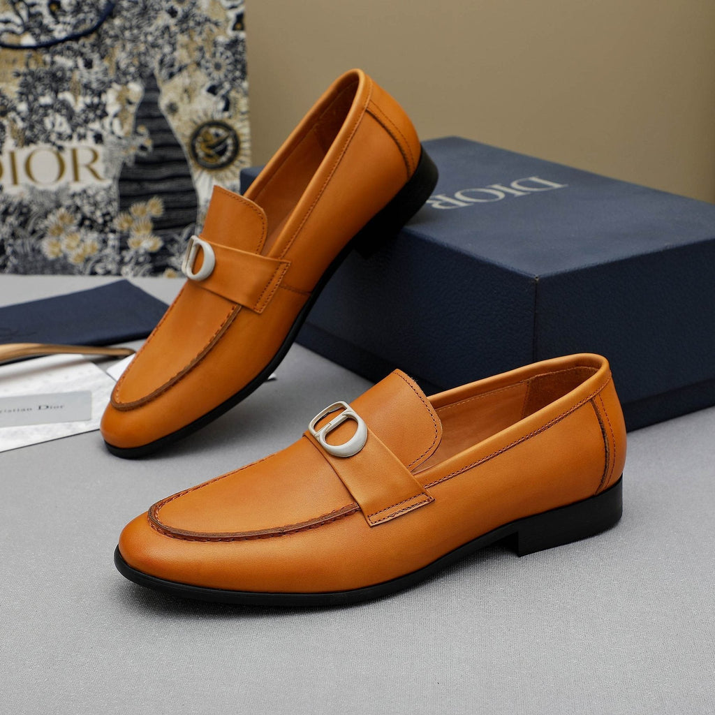 Dior Men's Double-Ring Buckle Loafers